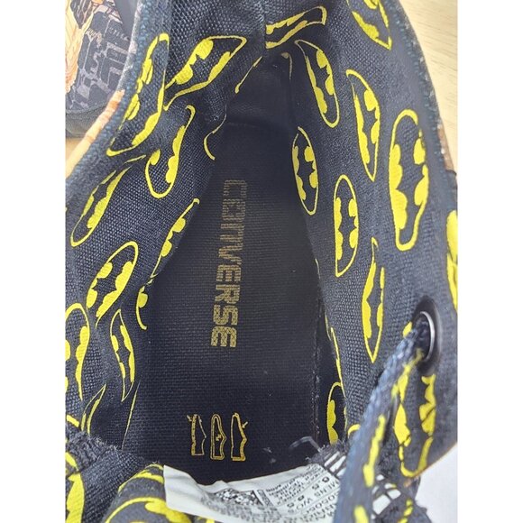 Converse Batman Chuck Taylor All Star Hi Top Shoes DC Comics Men 6.5 Women 8.5 - Picture 5 of 9